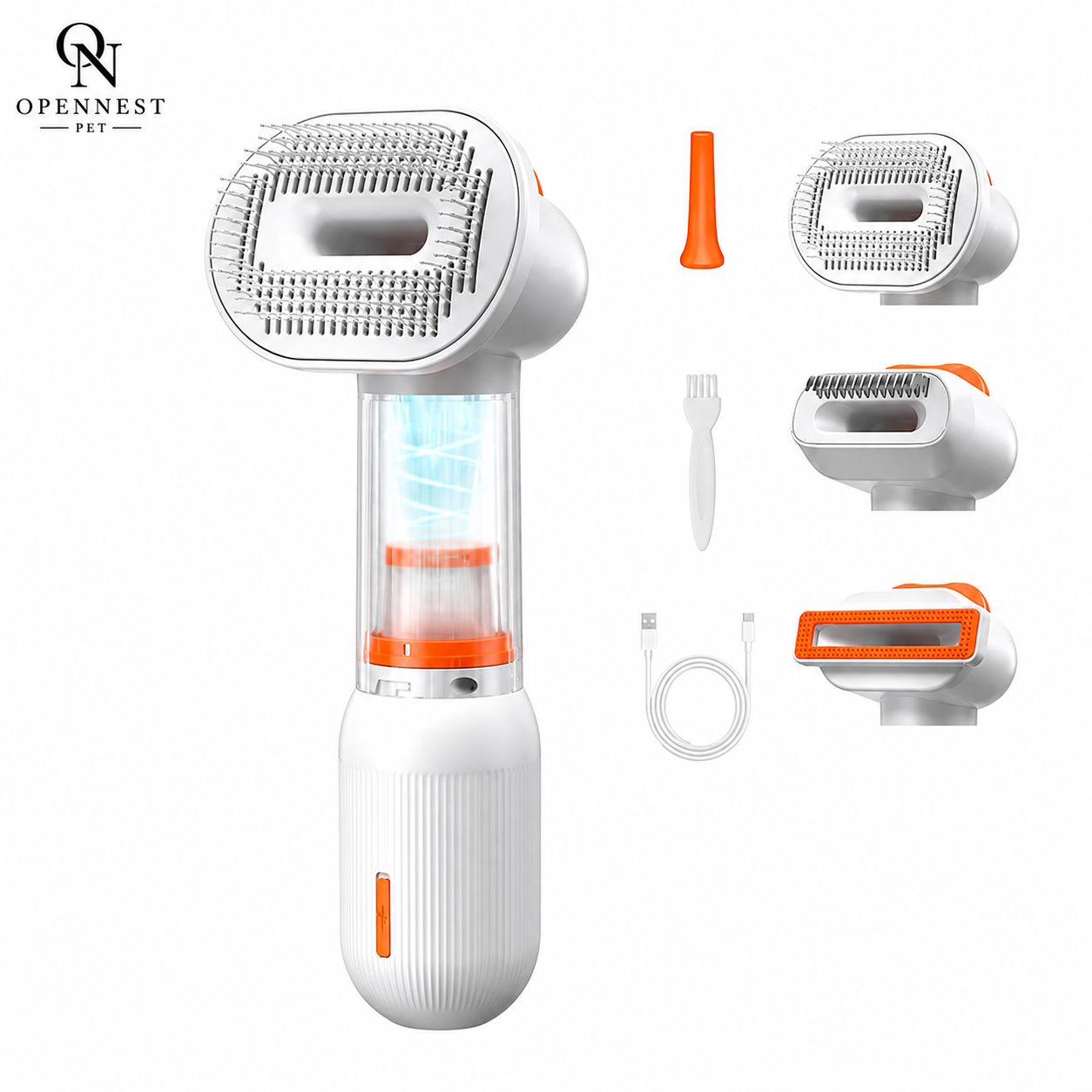 DuckBrush Go™ — Pettine Aspirante 4 in 1